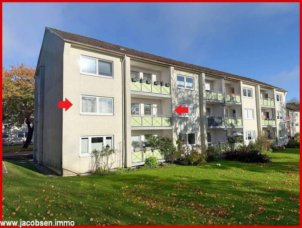 Thumbnail-Zentral, aber dennoch ruhig gelegen - komfortable 4-Zimmer-Wohnung mit Balkon im Herzen Schleswigs