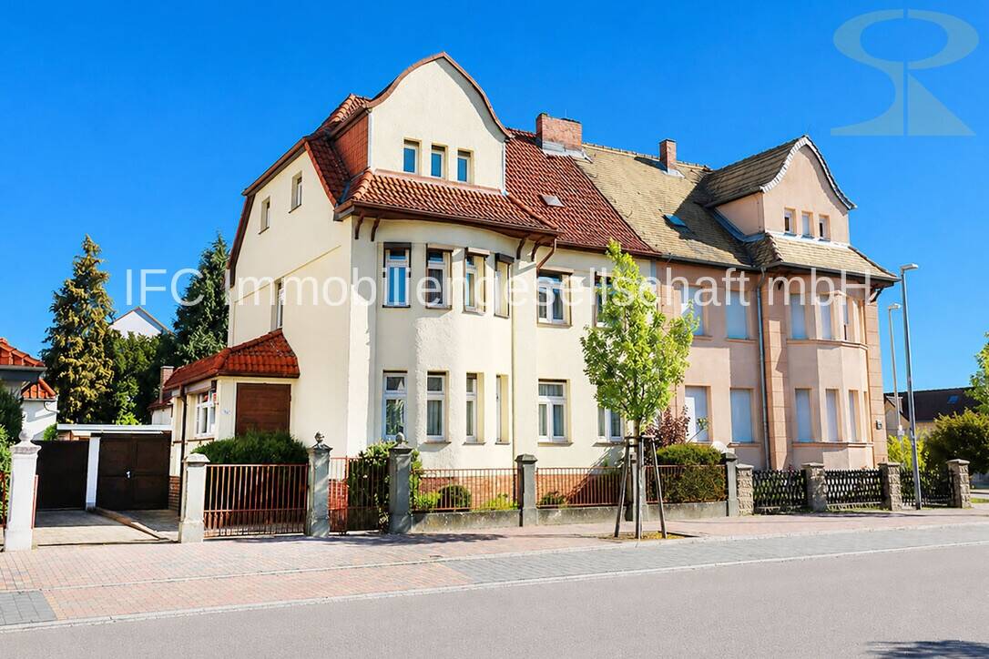 Thumbnail-gr. Doppelhaushälfte mit Nebengelass und idyllischem Garten in Raguhn-Jeßnitz OT Jeßnitz - ideal als Zweifamilienhaus -