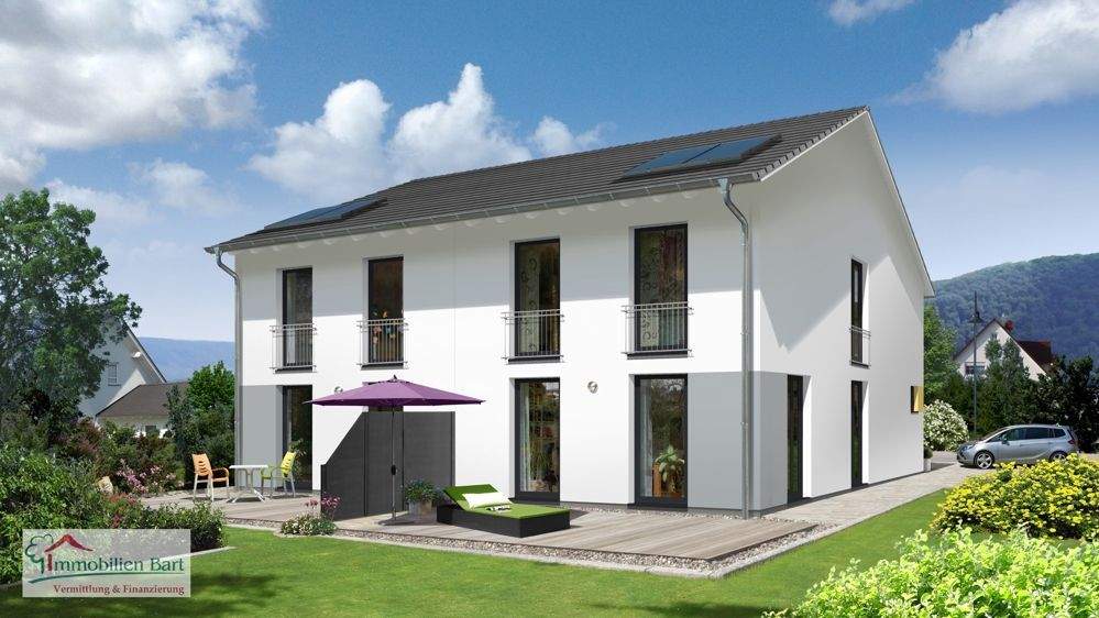 Thumbnail-GRENZE L-REMICH: MASSIVER NEUBAU DOPPELHAUSHÄLFTE MIT GRUNDSTÜCK!