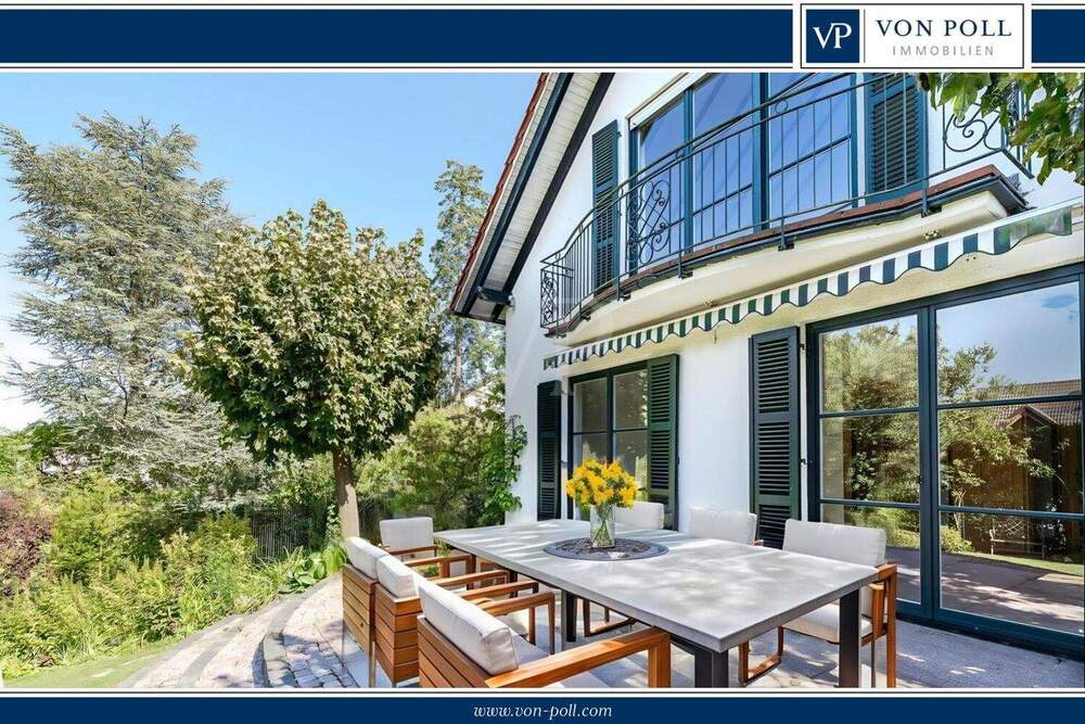 Thumbnail-Bestlage: Stilvolles Anwesen mit schönem Garten, viel Privatsphäre und Doppelcarport