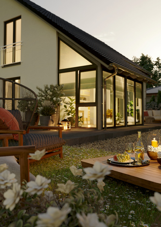 Thumbnail-INKLUSIVE Wintergarten & Carport: Energiesparend, bezahlbar & gemütlich. Massivhaus in Rotenburg ...