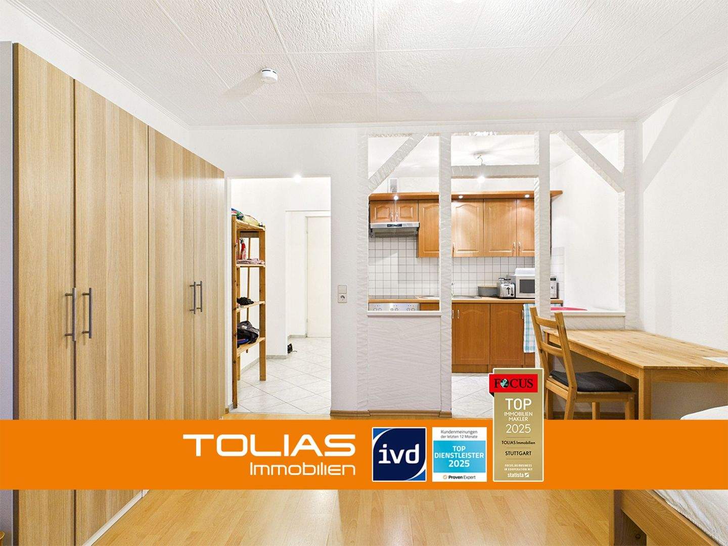 Thumbnail-Klein im Quadratmeter, groß im Ertrag - kompaktes Stadtapartment in Oberesslingen!