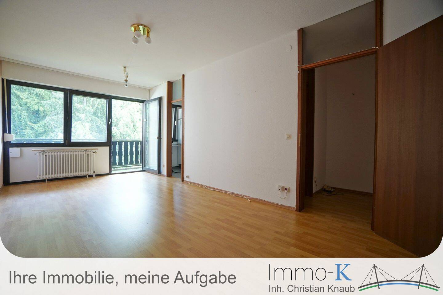 Thumbnail-Ruhig gelegene 1-Zimmer-Wohnung mit Waldblick