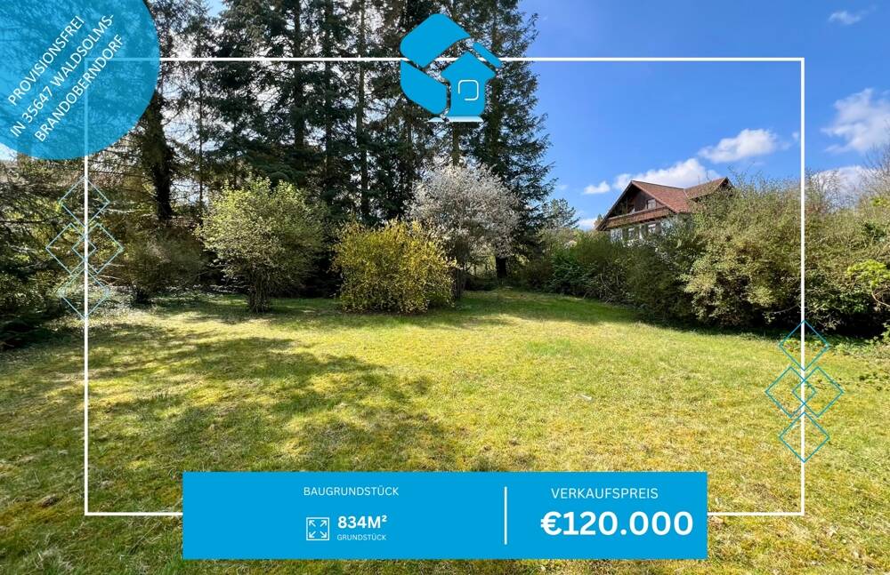 Thumbnail-+Provisionsfrei+ Schönes Baugrundstück in Waldsolms-Brandoberndorf!