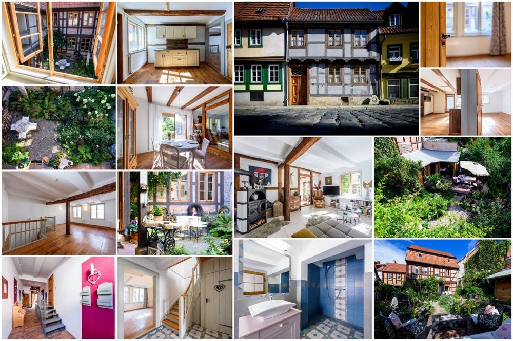 Thumbnail-Zwei Fachwerkjuwelen mit Geschichte und Gartenidylle - mitten im UNESCO-Welterbe Quedlinburg