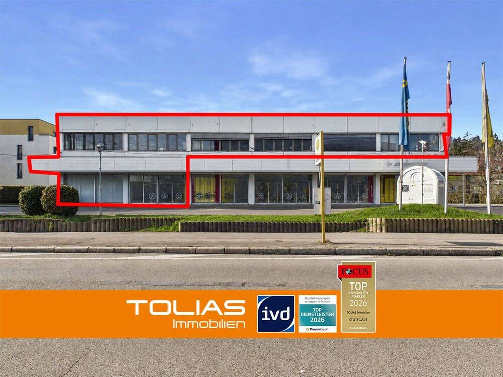 Thumbnail-Idealer Standort: mod. Bürofläche mit Werkstatt Halle + zusätzl. Verkaufsfläche + Pkw-Stellplätze.
