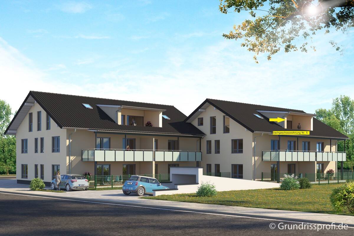 Thumbnail-Exklusive Dachgeschosswohnung in Ampfing - barrierefrei, großzügig, perfekt angebunden