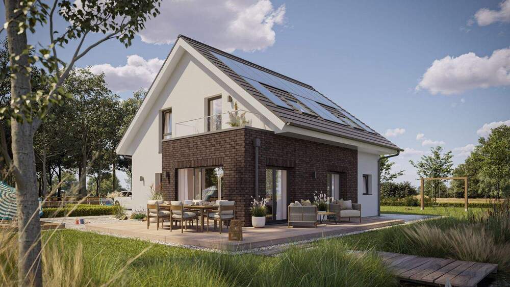 Thumbnail-Technikfertig! Viel Geld gespart! Individuelles und modernes Haus in massiver Bauweise.