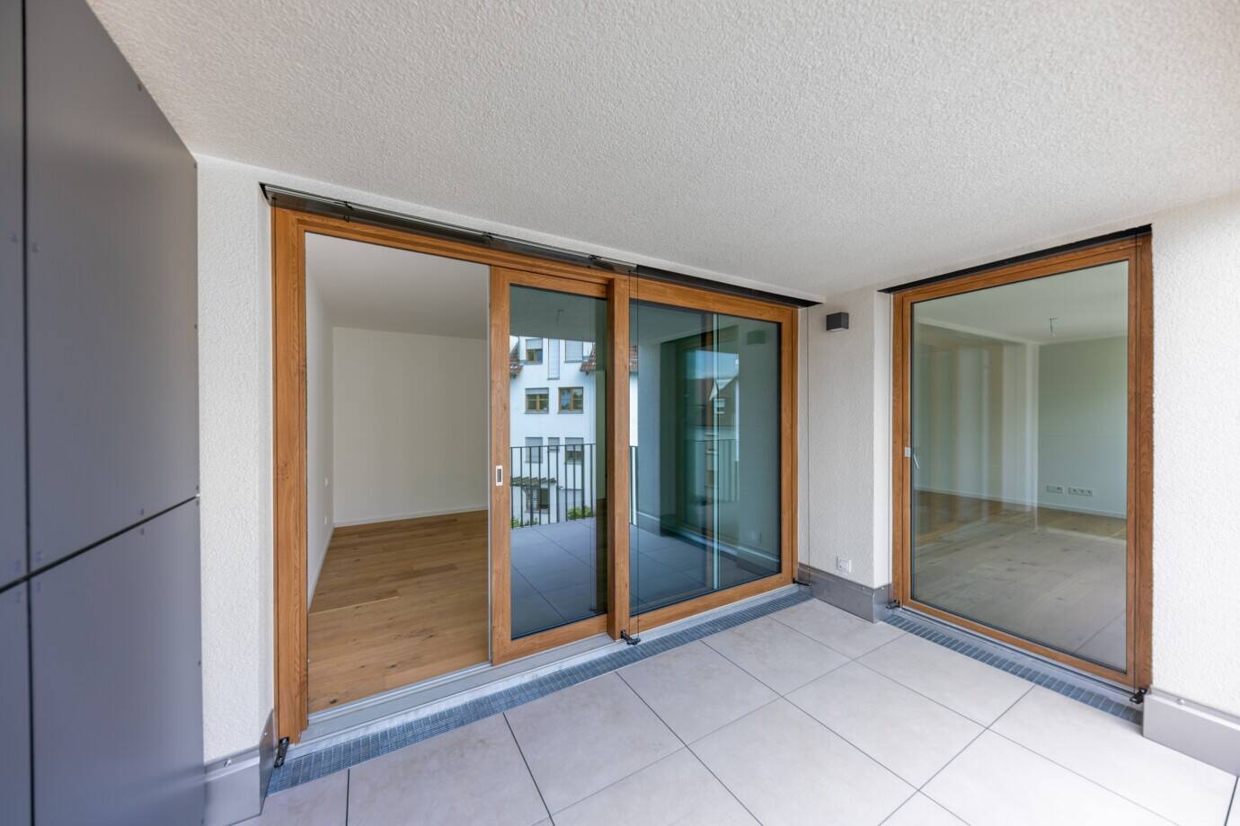 überdachter Balkon