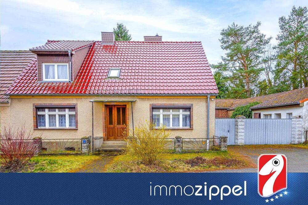 Thumbnail-DHH in Hoppegarten bei Müncheberg: 341 m² Grst, ca.150 Wfl, 5 Zimmer zur Vollsanierung