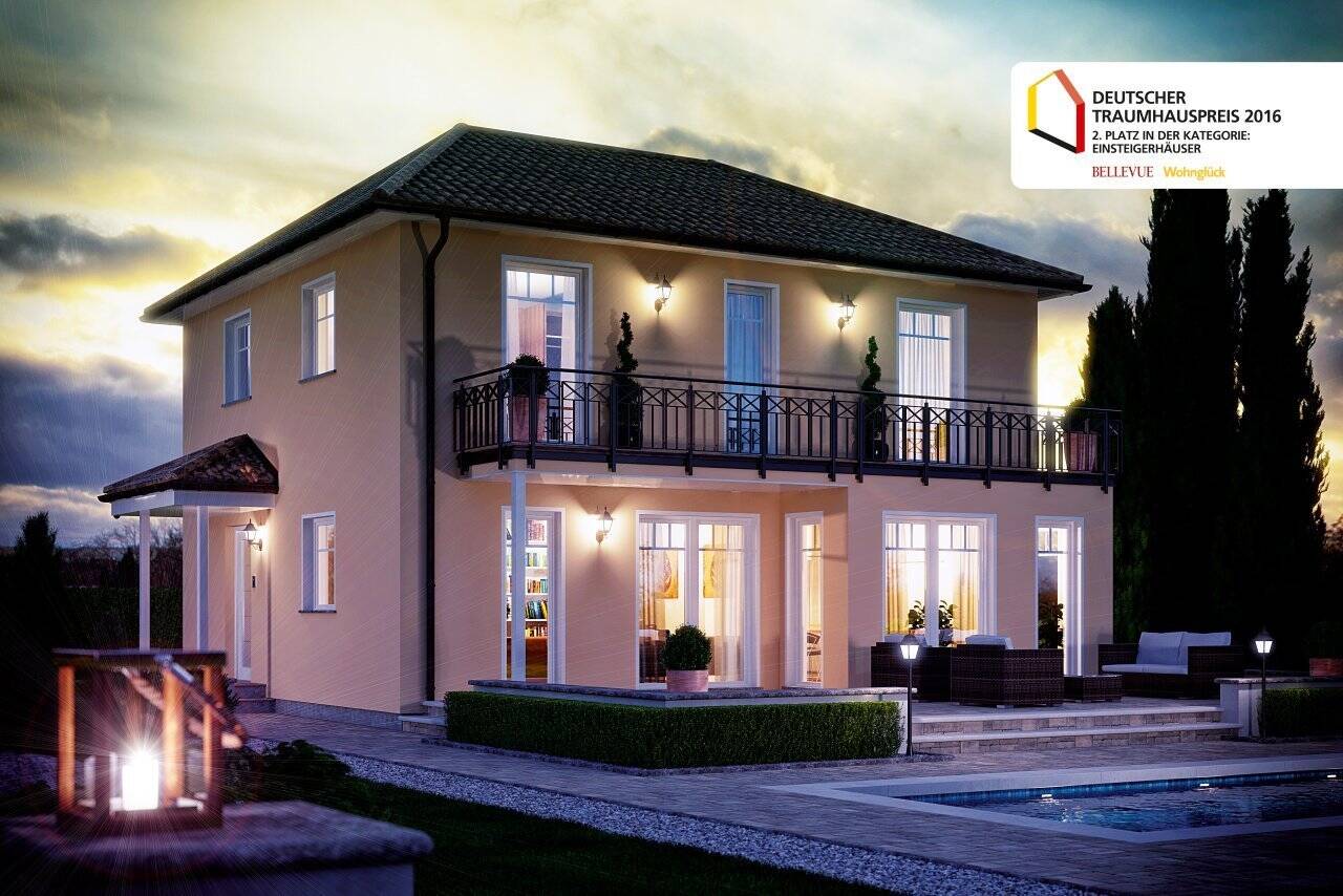 Thumbnail-Bezugsfertiges, attraktives EFH CLOU 135, wie Abb., incl. Grundstück zzgl. NK