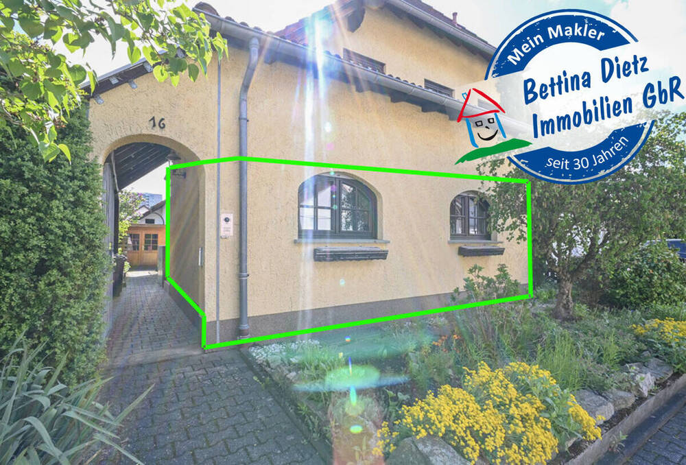 Thumbnail-DIETZ: Gepflegte 3,5-Zimmer-EG-Wohnung in Dietzenbach-Steinberg! mit Garage und zwei Wintergärten!