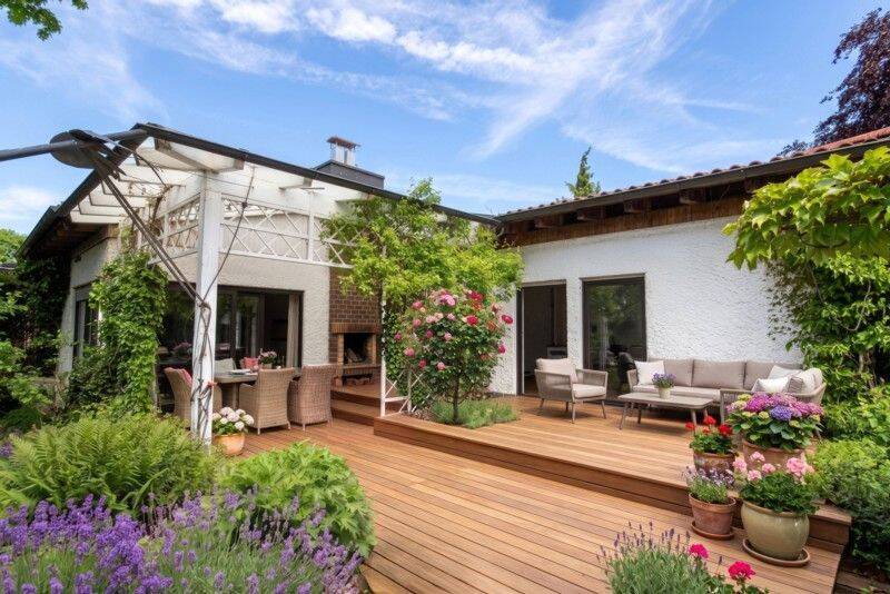 Thumbnail-Wohnen auf einer Ebene! Exklusiver Reiheneck-Bungalow in begehrter und ruhiger Lage von Königsbrunn