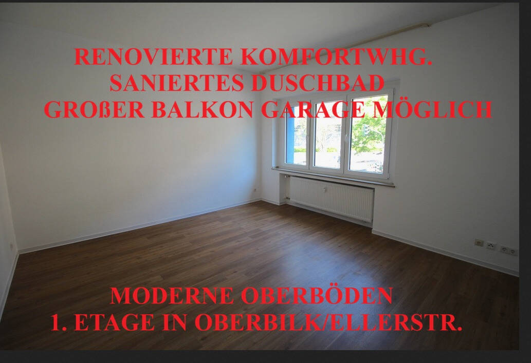 Thumbnail-RENOVIERTE KOMFORTWHG. SANIERTES DUSCHBAD BALKON GARAGE MÖGL. 1.OG MODERNE BÖDEN OBERBILKELLERSTR.