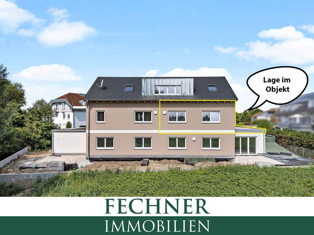 Thumbnail-Kurzfristig verfügbar - IN-Hundszell - 2-ZKB-Etagenwohnung (1. OG) mit großer Dachterrasse (27,42m²)
