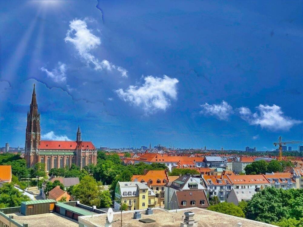 Panoramablick über München