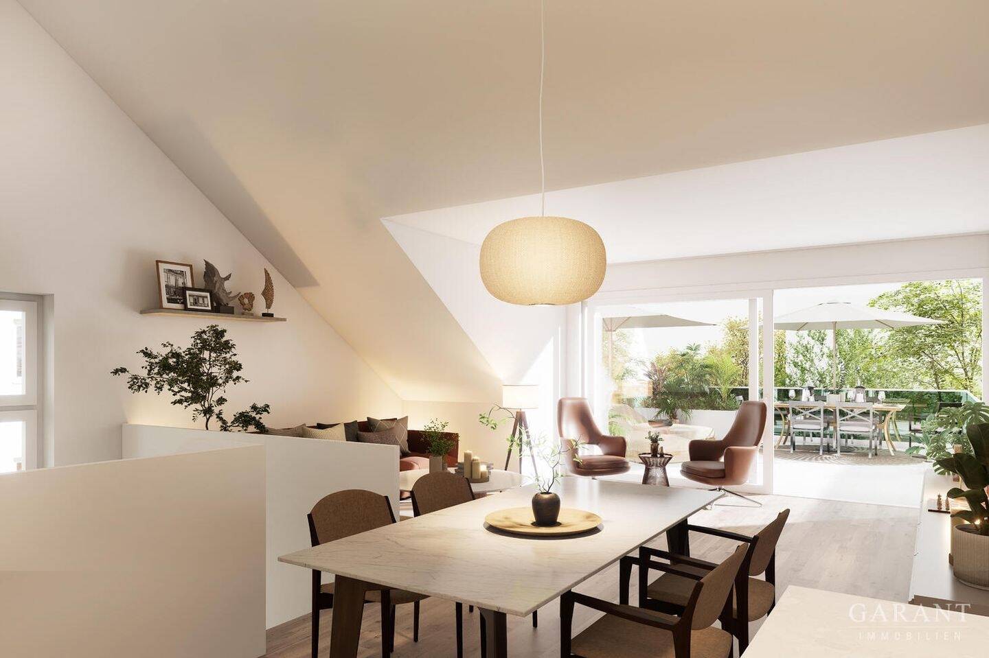 Thumbnail-Stylische Dachterrassenwohnung mit Freiluft-Wohnzimmer - modern & urban