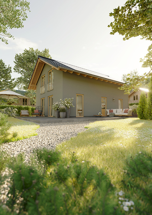 Thumbnail-Klassisch bauen, modern wohnen – Bodensee 129 Massivhaus