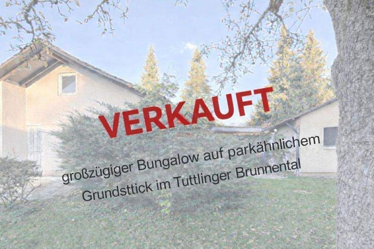 Thumbnail-Großzügiger Bungalow mit Garage auf parkähnlichen Grundstück im Brunnental Tuttlingen