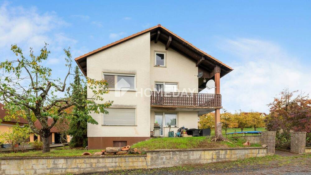 Thumbnail-Teilvermietetes MFH mit 3 Wohneinheiten in ruhiger Lage von Oberelsbach-Weisbach