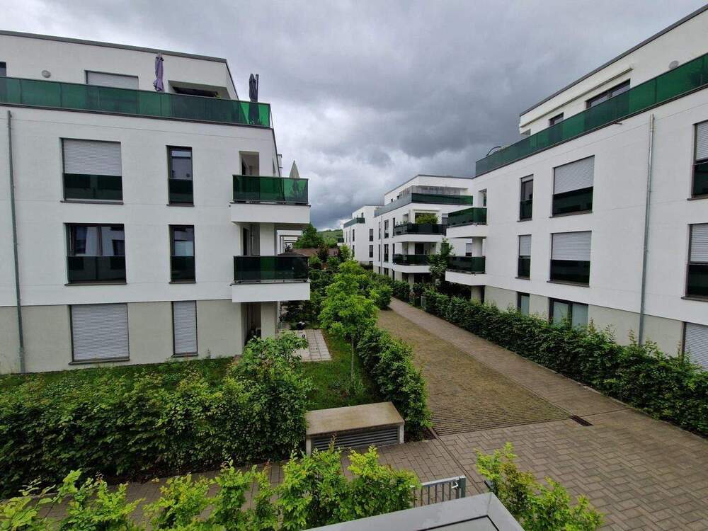 Aussicht vom Balkon