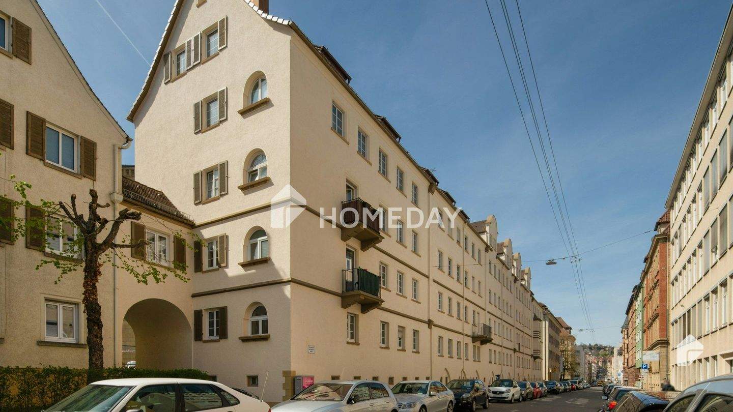 Thumbnail-Gepflegte 2-Zimmer-Wohnung im sanierten Altbau mit Gartenmitnutzung in Stuttgart-West
