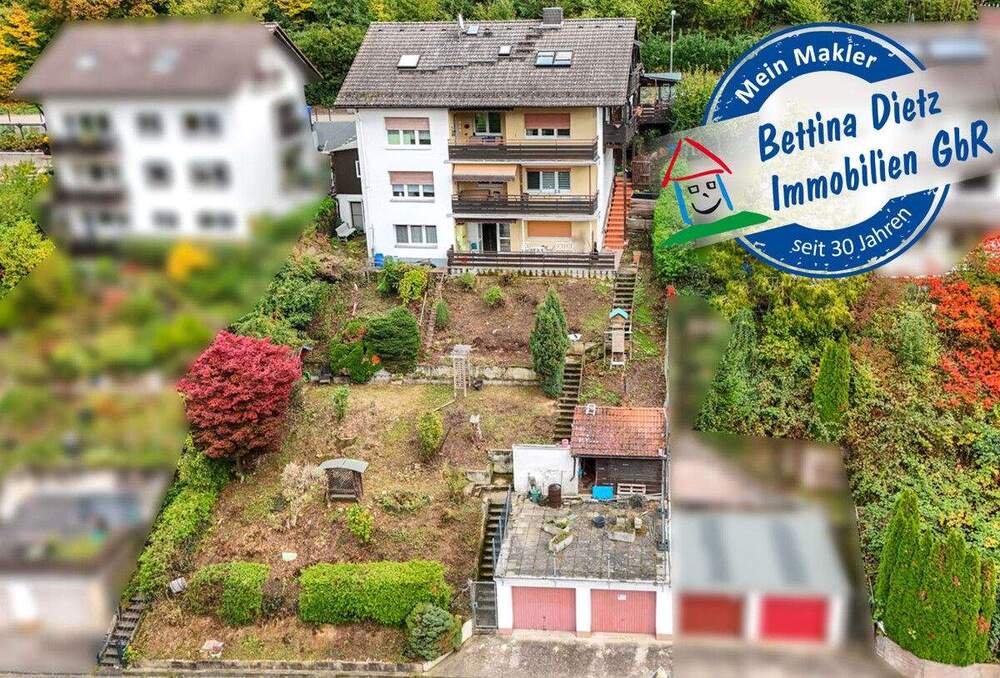 Thumbnail-DIETZ: 2 bis 3 Familienhaus mit schönem Blick, Doppelgarage in Waldrandlage! 1 Wohneinheit frei!