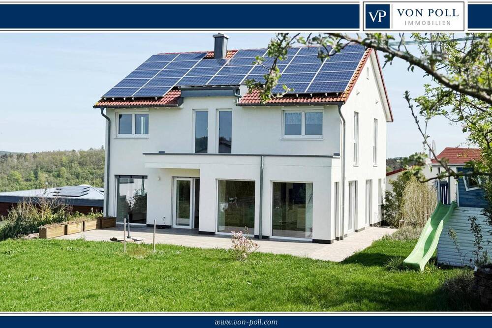 Hausansicht vom Garten 
