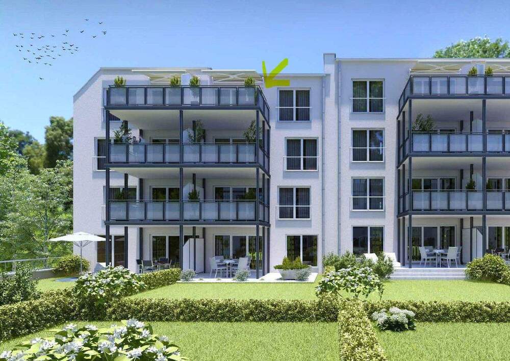 Thumbnail-Neuwertige 3-Zimmer Dachgeschosswohnung mit Balkon in Radeberg