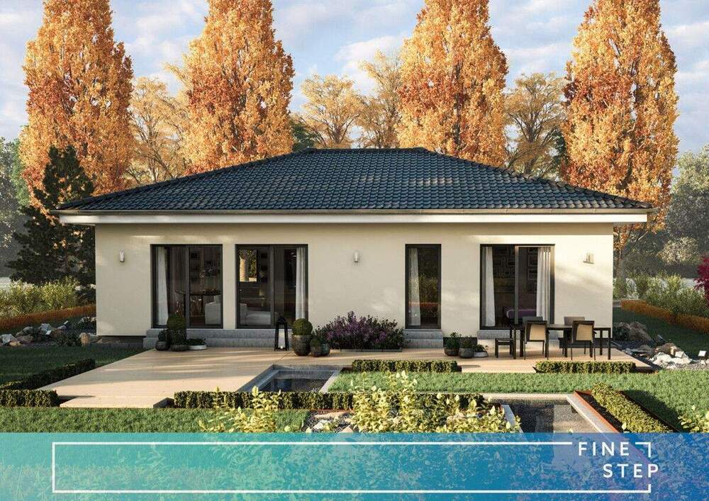 Thumbnail-Modernes Effizienzhaus 55 - Bungalow mit ca. 1.090 m² Grundstück