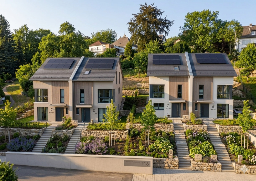 Thumbnail-Bezahlbarer Neubau-Traum: Schlüsselfertige DHH inkl. Grundstück & Keller.