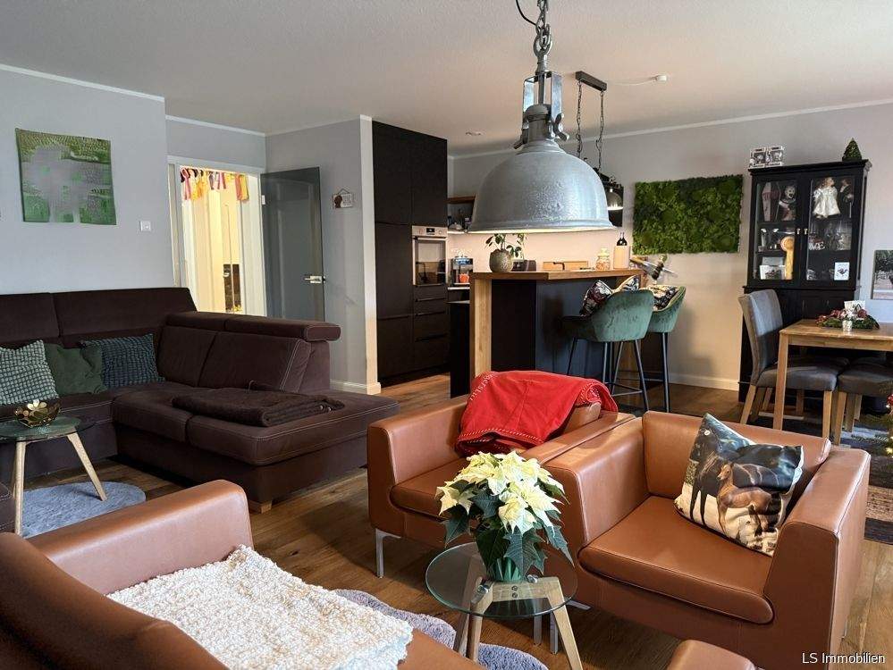 Thumbnail-Moderne Zwei-Zimmer-Erdgeschosswohnung mit großer Terrasse und Garten in Wardenburg