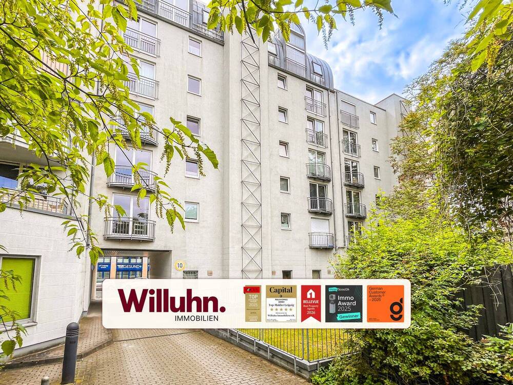 Thumbnail-Citynah & komfortabel: Helle 2-Zimmer-Wohnung mit Balkon, Lift & Tiefgarage