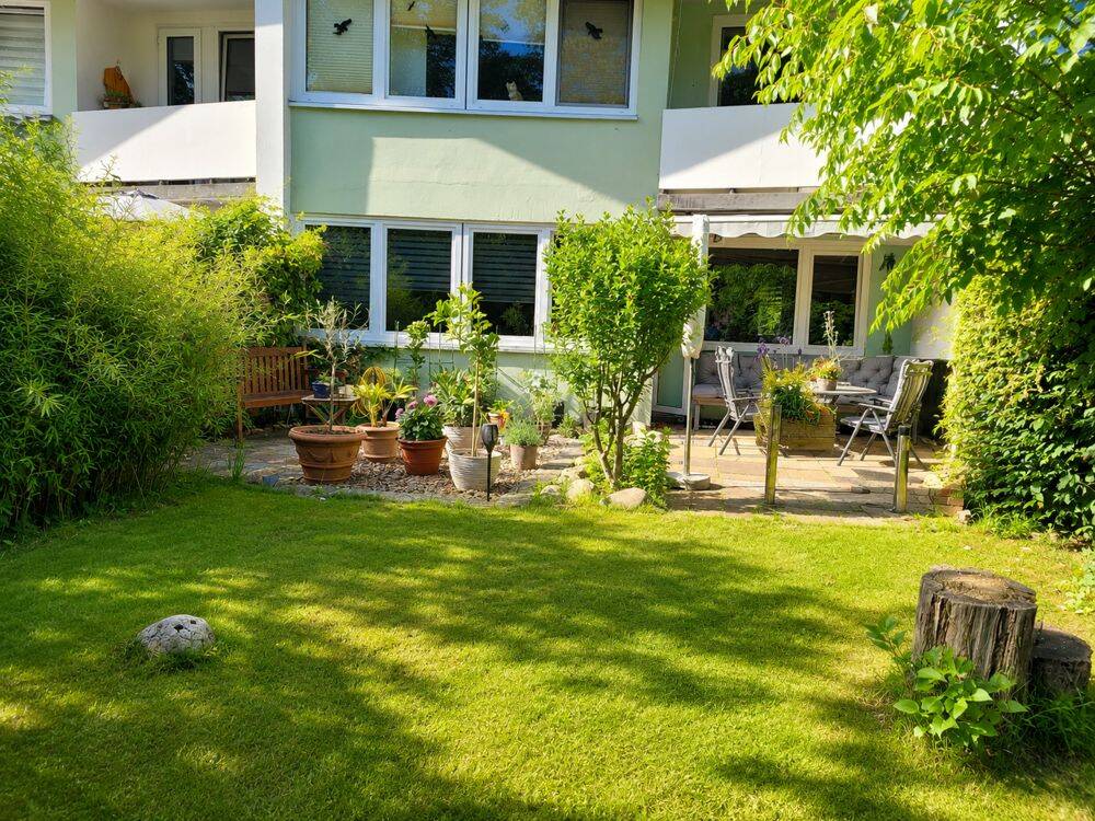 Thumbnail-3-Zimmer-Gartenwohnung mit 290 m² Privatgarten in Hamburg-Rissen