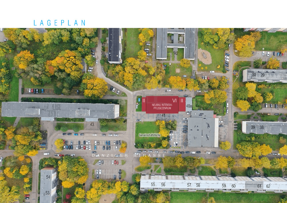 Thumbnail-Geschäftshaus in zentraler Lage von Lütten-Klein in Rostock, mit Neubaustudie