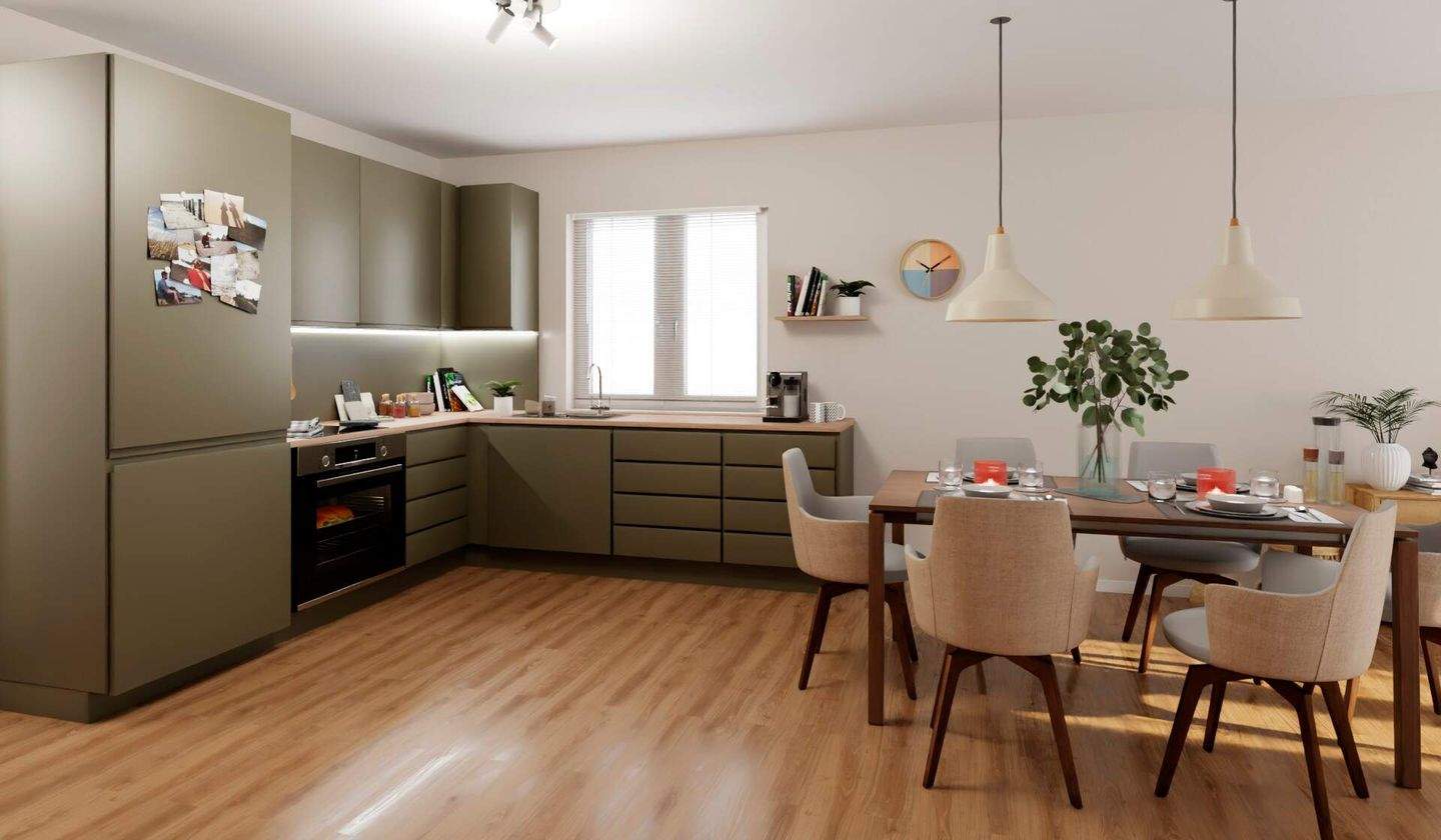 Thumbnail-Doppelhaushälfte mit Terrasse und Garten