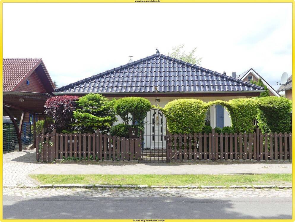 Thumbnail-Birkenwerder! Neuwertiger Massivbungalow mit Komfortausstattung ruhiger Bestwohnlage