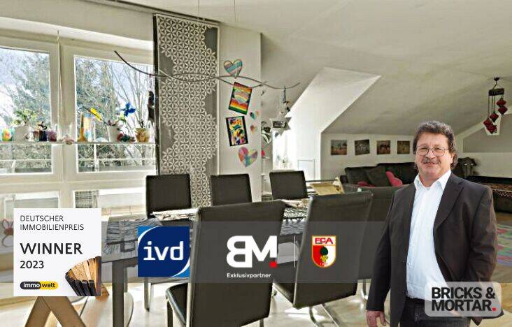 Thumbnail-Großzügige, nicht einsehbare 4-Zimmer- Dachterrassenwohnung in ruhiger Wohnlage, EA-Klasse: B