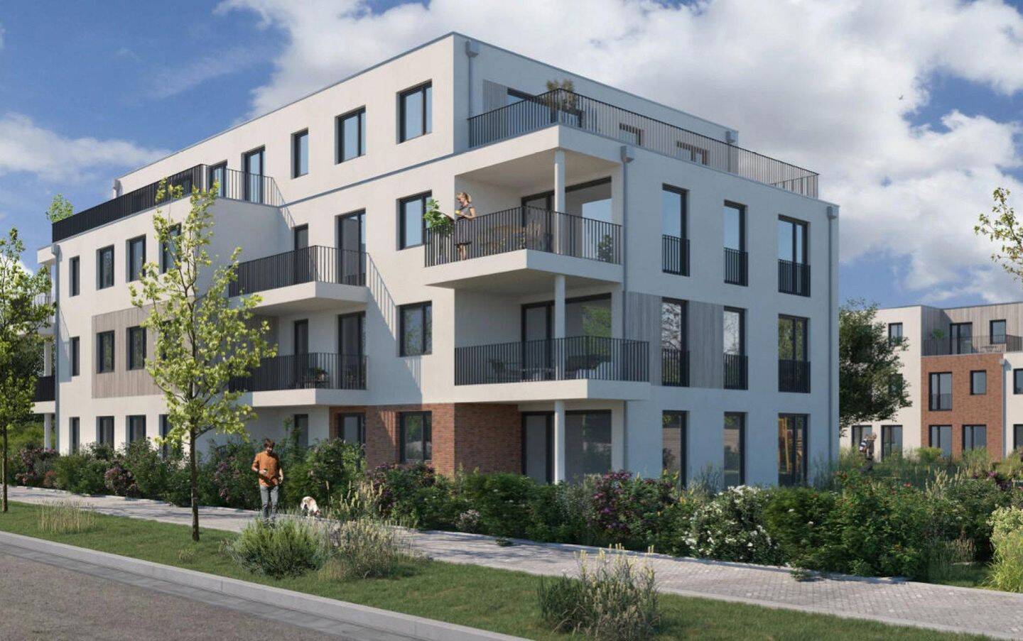 Thumbnail-Erstbezug: 2-Zimmer-Wohnung mit Einbauküche in Baugruppe in Lüneburg (provisionsfrei)