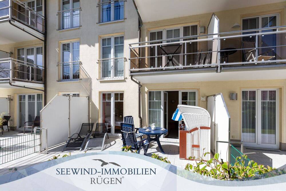 Ferienwohnung in der ersten Reihe! - 2 Zimmer Apartment am Kurpark im Ostseebad Baabe