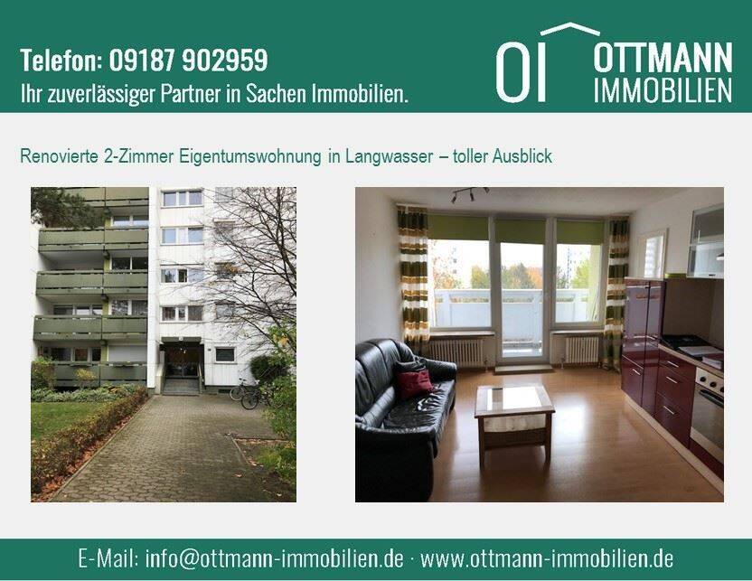 Thumbnail-Renovierte 2-Zimmer-Wohnung mit tollem Ausblick