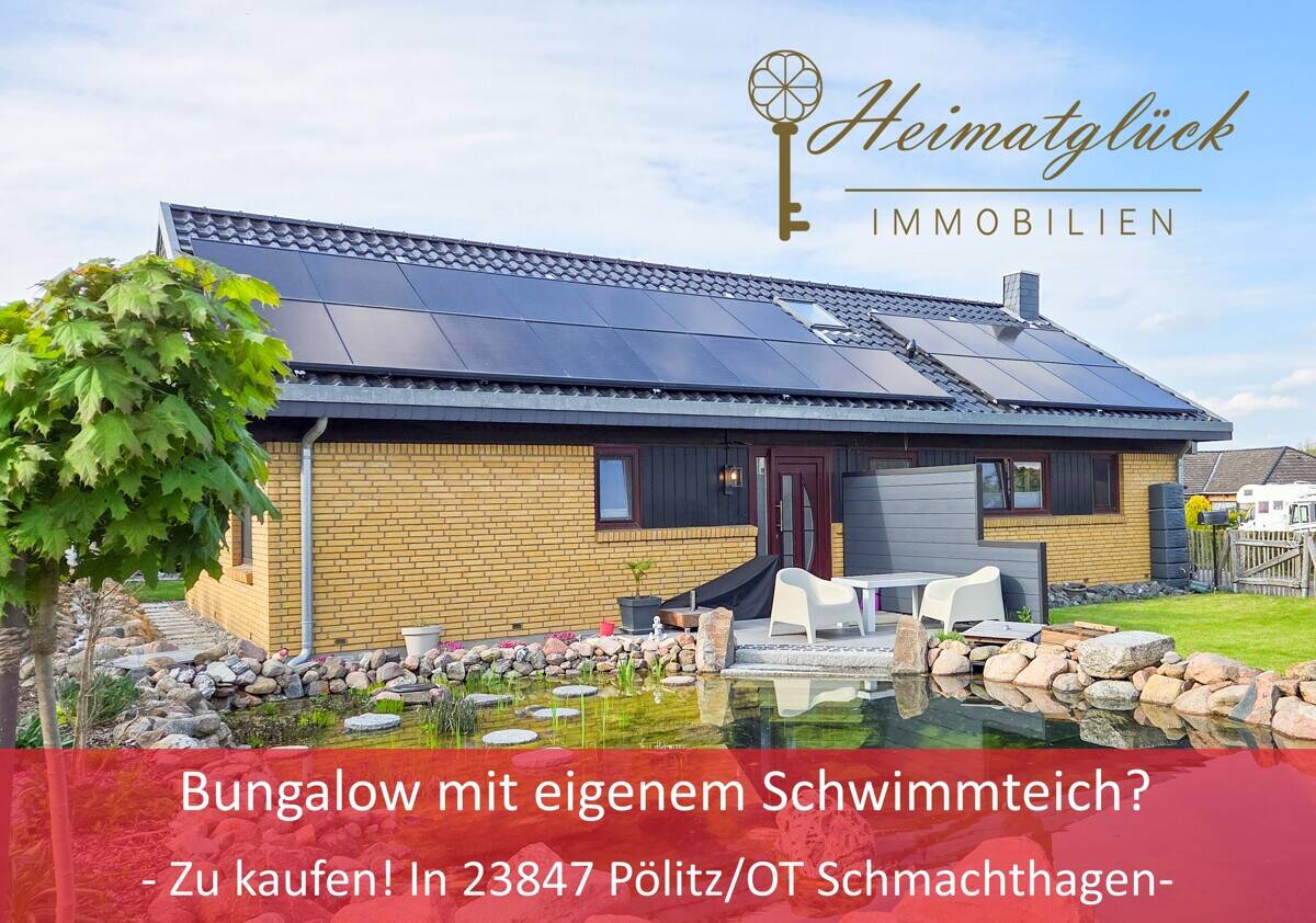 Thumbnail-Bungalow mit eigenem Schwimmteich? - Zu kaufen! In 23847 Pölitz -