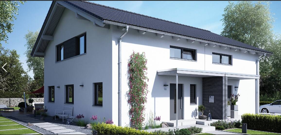 Thumbnail-Neubau Doppelhaushälfte mit rund 130 m² Wohnfläche auf ca. 300 m² Grundstück in attraktiver Lage von Erding.