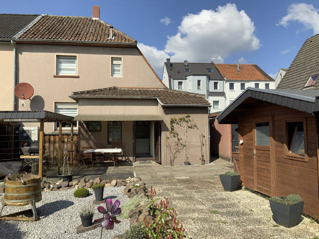 Gartenansicht Immobilie