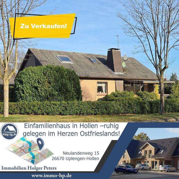 Thumbnail-Familienhaus mit großzügigem Grundstück in Hollen - ruhig gelegen im Herzen Ostfrieslands
