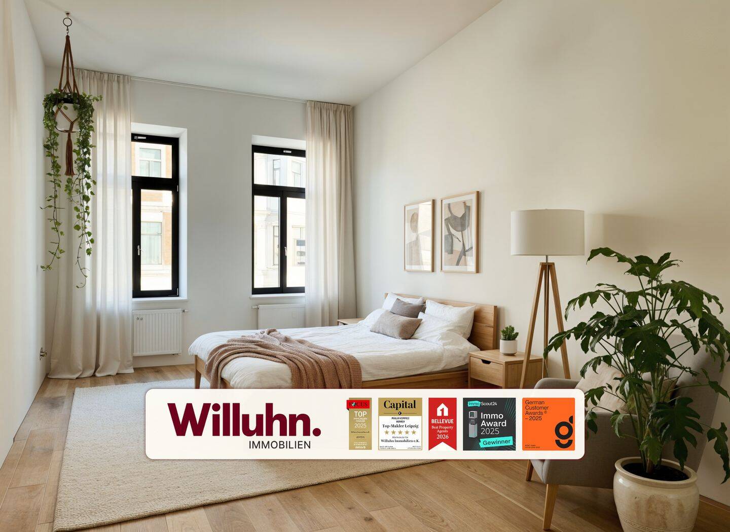 Thumbnail-Frisch saniert! Terrassen-Wohnung am Zentrum-Ost | 2 Bäder | Fußbodenheizung | Stellplatz