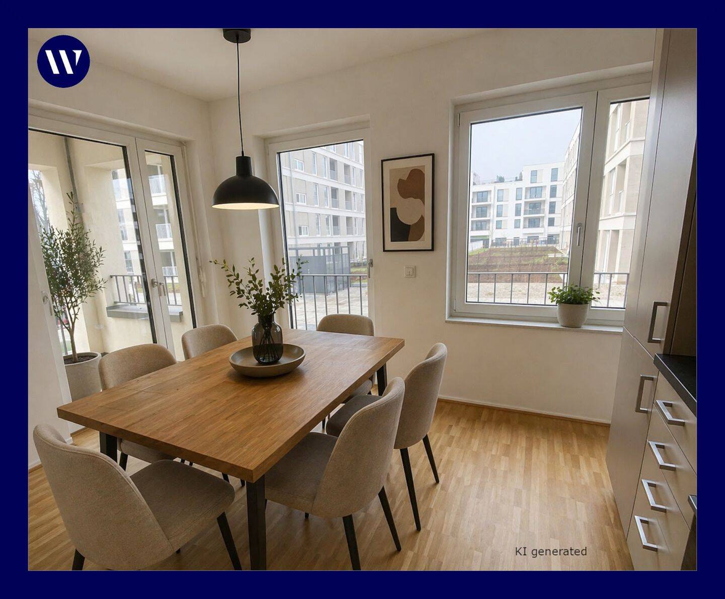 Thumbnail-Terrassenwohnung mit Garten im Neubau, moderne Ausstattung, Einbauküche, Parkett, Walk-In-Dusche