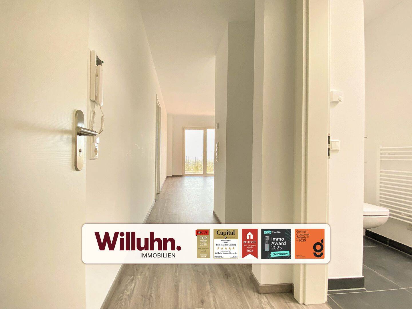 Thumbnail-Neubau-Wohnung am Waldrand l Westbalkon l Wärmepumpe l Fußbodenheizung