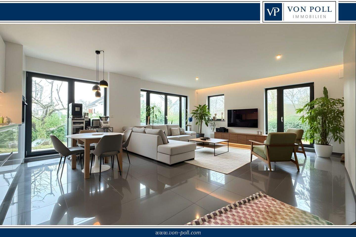 Thumbnail-Einzigartige, moderne Erdgeschosswohnung mit Terrasse und Garten am Stadtwald