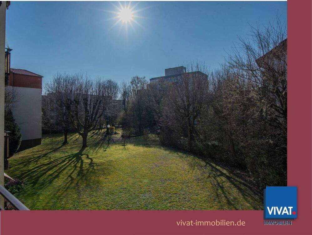 Thumbnail-Energetisch gut, Lage auch! Top gepflegte 2ZKB mit Aussichtsbalkon und Garage. Käuferprovisionsfrei!